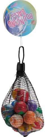 Kamuoliukai tinklelyje BOUNCING BALLS 20 pcs.