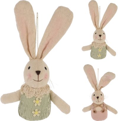 Pakabinama dekoracija RABBIT, įv.rūšys, 22 cm
