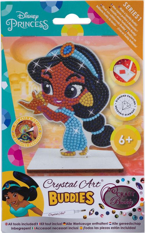 DISNEY PRINCESS CRYSTAL ART Figūrėlė Princesė Džasmina dovanos nuotrauka