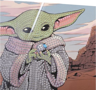 STAR WARS CRYSTAL ART Atvirukas Grogu