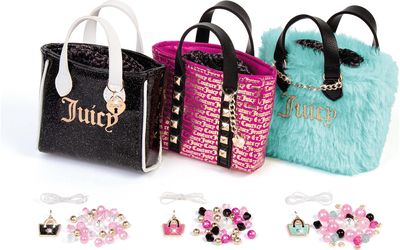 MAKE IT REAL Juicy Couture mini rankinės su apyrankėmis, 3 vnt.