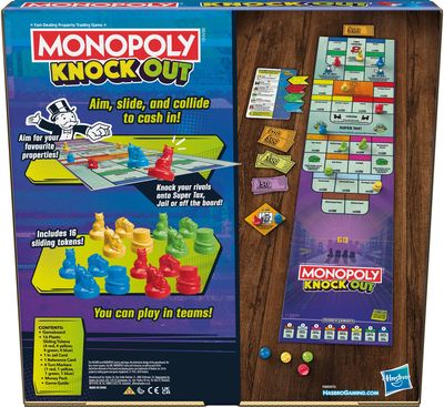 MONOPOLY Stalo žaidimas Knockout, anglų k.