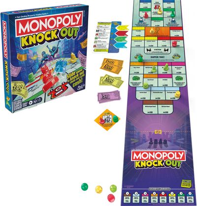 MONOPOLY Stalo žaidimas Knockout, anglų k.