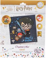 HARRY POTTER Piešimo deimantais kortelė Šeima, 18 x 18 cm