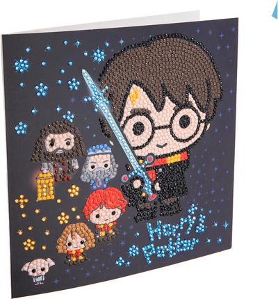 HARRY POTTER Piešimo deimantais kortelė Šeima, 18 x 18 cm