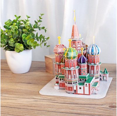 CUBIC FUN 3D dėlionė Šv. Bazilio katedra