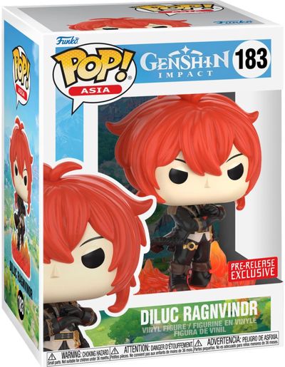 FUNKO POP! Vinilinė figūrėlė: Genshin Impact - Diluc Ragnvindr