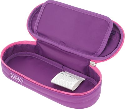 Penalas Herlitz PINK&PURPLE, ovalus, 1 sk.