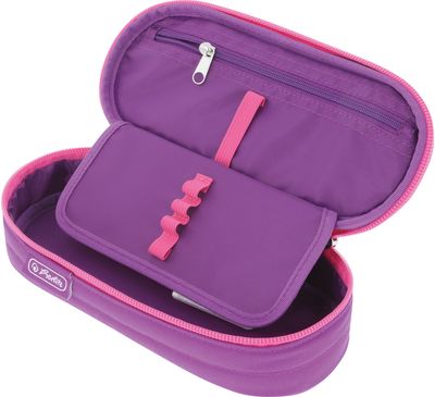 Penalas Herlitz PINK&PURPLE, ovalus, 1 sk.