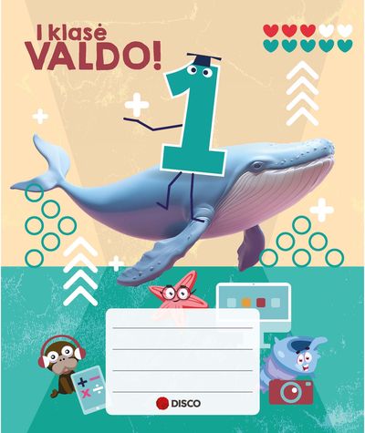 Sąsiuvinis DISCO NEW, 1 kl., 12 l., langeliais