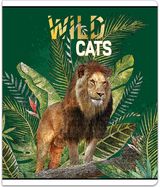 Sąsiuvinis Lastva WILD CATS, A5+, 80 g, 12 l., linijomis
