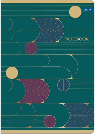 Sąsiuvinis Lastva HARMONY NEW, A5+, 80 g, 12 l., langeliais