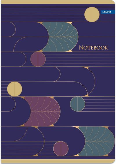 Sąsiuvinis Lastva HARMONY NEW, A5+, 80 g, 12 l., langeliais