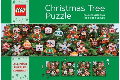 Dėlionė LEGO Christmas Tree Puzzle 4x100 det,
