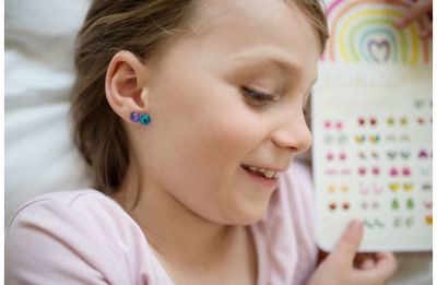 Lipdukai auskariukai GREAT PRETENDERS Rainbow Love Sticker Earrings 30 porų