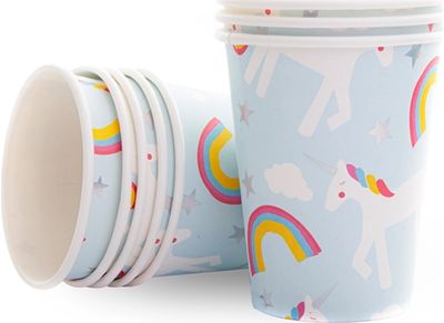 Vienkartiniai puodeliai Great Pretenders Unicorns, 8 vnt