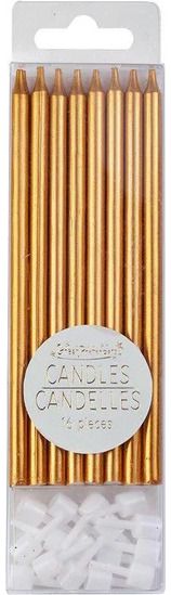 Torto žvakutės Great Pretenders Metallic Copper, 16 vnt