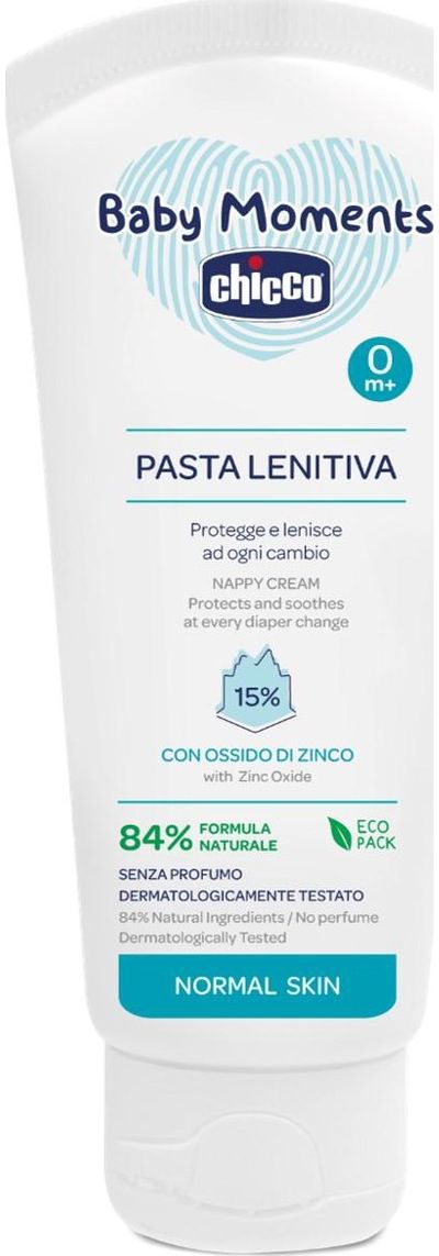 CHICCO Sauskelnių keitimo kremas BABY MOMENTS, 100 ml