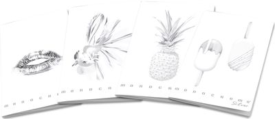 Sąsiuvinis Pigna MONOCROMO SILVER, A4, 38 l., linijomis