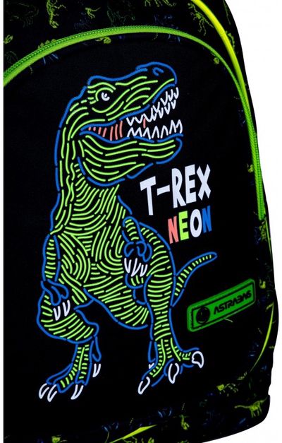 Kuprinė Astrabag T-REX NEON, 39 cm