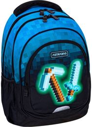 Kuprinė Astrabag BLUE PIXEL, 39 cm
