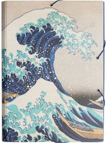 Dėklas sąsiuviniams THE GREAT WAVE OF KANAGAWA HOKUSAI, A4