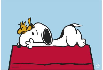 Stalo patiesalas DESKTOP MAT SNOOPY DOGHOUSE