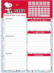 Dienos planuoklis NOTEPAD SNOOPY REBEL WITH PAWS