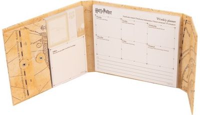 Savaitės planuoklis HARRY POTTER WEEKLY PLANNER WITH STICKY NOTES