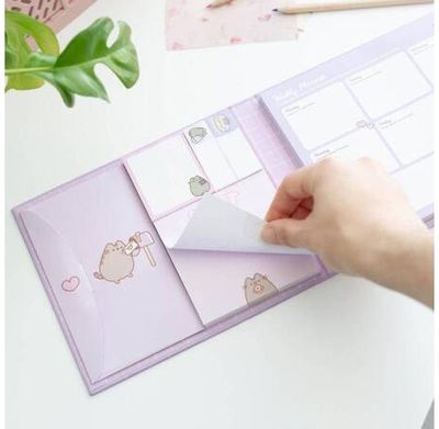 Savaitės planuoklis PUSHEEN MOMENTS WEEKLY PLANNER WITH STICKY NOTES
