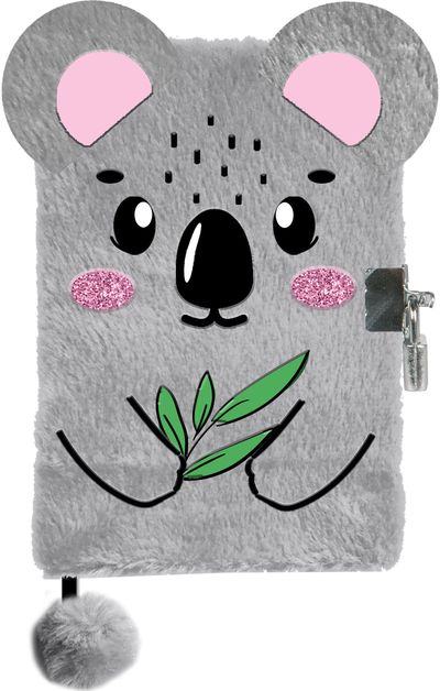 Dienoraštis KOALA, su spynele, 21 x 15 cm, 96 l., linijomis