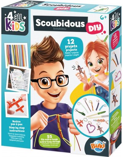 Kūrybinis rinkinys BUKI Scoubidous karoliukų vėrimas