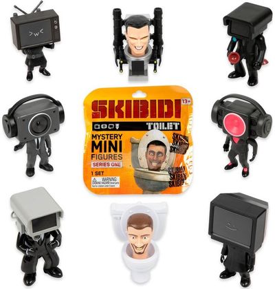 Figūrėlė SKIBIDI TOILET Mini Mystery Figure 5 cm, S1