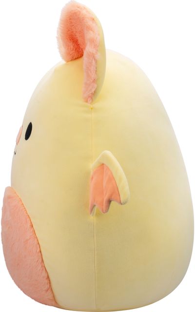 Pliušinis žaislas SQUISMALLOWS Brad Meghan - Cream and Pink Bat W/Fuzzy Belly 40cm. W19A