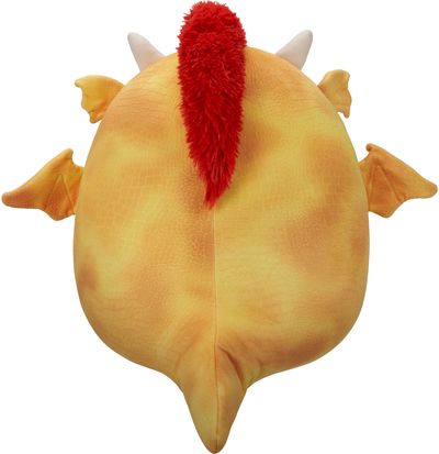 Pliušinis žaislas SQUISMALLOWS Brad Dieric - Yellow Textured Dragon W/Red Hair 40cm. W19B
