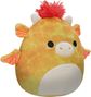 Pliušinis žaislas SQUISMALLOWS Dieric - Yellow Textured Dragon W/Red Hair 12cm., W19
