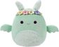 Pliušinis žaislas SQUISMALLOWS Tove - Mint Green Mothman W/Flower Crown and Fuzzy Belly 19cm., W19A