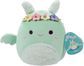 Pliušinis žaislas SQUISMALLOWS Tove - Mint Green Mothman W/Flower Crown and Fuzzy Belly 19cm., W19A