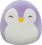 Pliušinis žaislas SQUISMALLOWS Elle - Purple Penguin W/Closed Eyes and White Belly 19cm., W19A