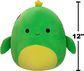 Pliušinis žaislas SQUISMALLOWS Lars - Neon Green Turtle W/Neon Tie-Dye Shell 30cm., W18A
