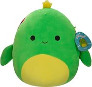 Pliušinis žaislas SQUISMALLOWS Lars - Neon Green Turtle W/Neon Tie-Dye Shell 30cm., W18A
