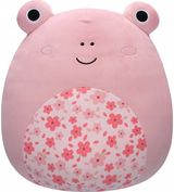Pliušinis žaislas SQUISMALLOWS SAKURA 30cm. Kline - Pink Frog W/Sakura Flower Belly