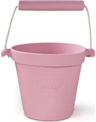 Silikoninis smėlio kibirėlis BIGJIGS Blush Pink