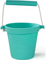 Silikoninis smėlio kibirėlis BIGJIGS Eggshell Green