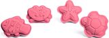 Silikoninės smėlio formelės BIGJIGS Coral Pink Character 4 vnt.