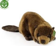 Pliušinis žaislas bebras 28 cm ECO-FRIENDLY