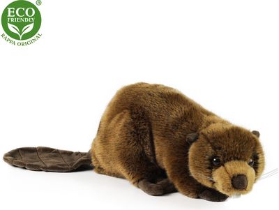 Pliušinis žaislas bebras 28 cm ECO-FRIENDLY