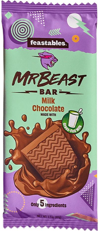 Pieninis šokoladas MRBEAST, 60g