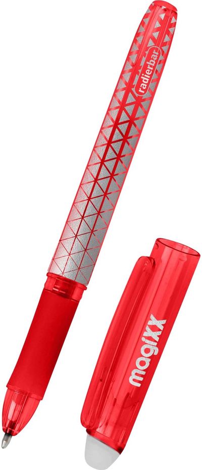Ištrinamas gelinis rašiklis MagiXX Classic Red, 0,7 mm, raudonas