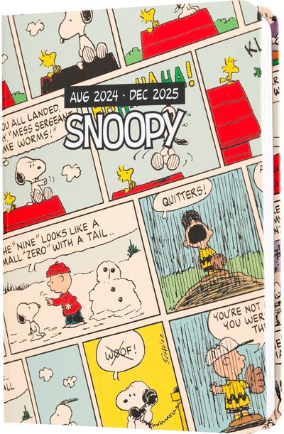 Darbo knyga SNOOPY 2024/2025 POCKET savaitė atvarte, 17 mėnesių (24 rugp.-25 gru od.)